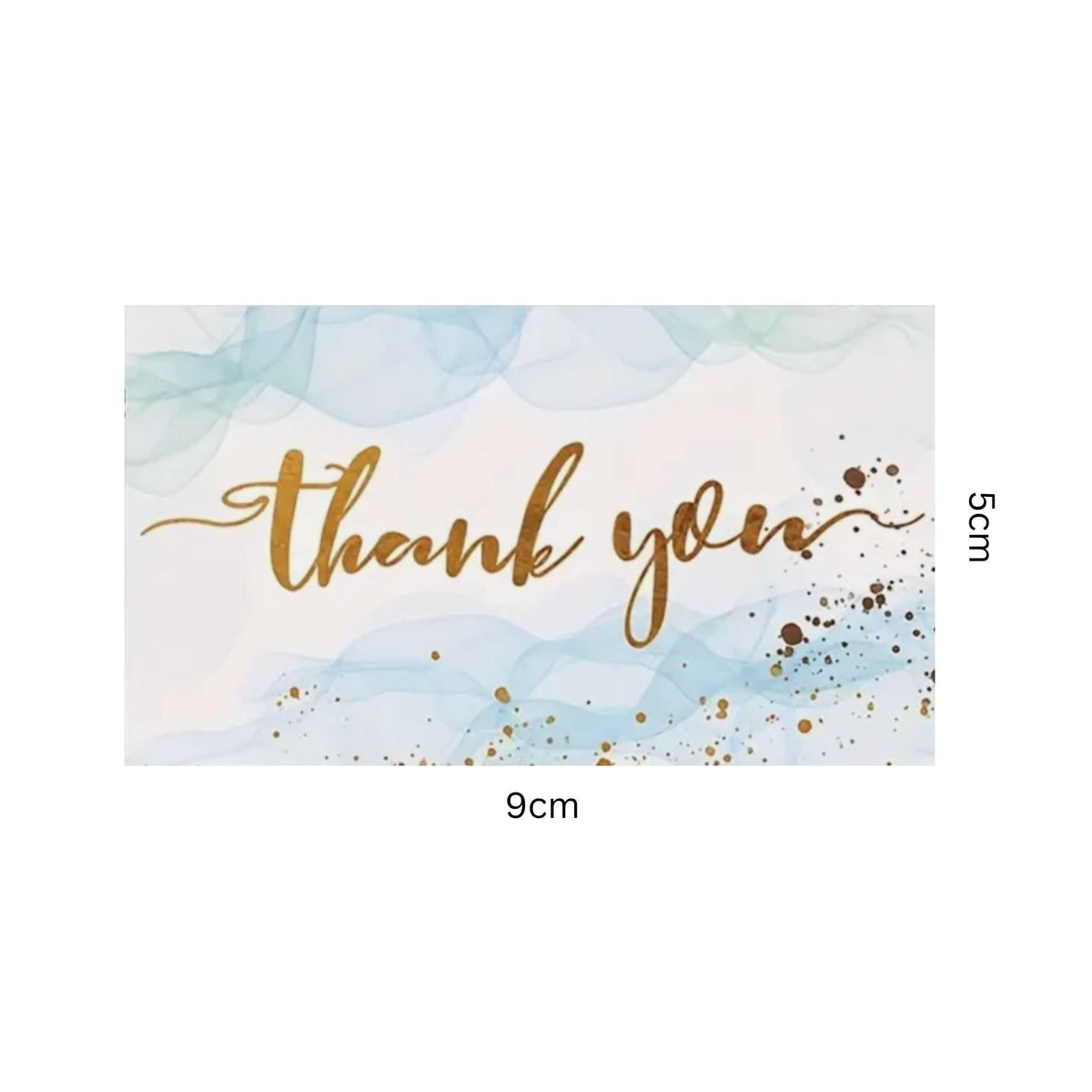 Blue Thank You Gift Cards - Set of 25