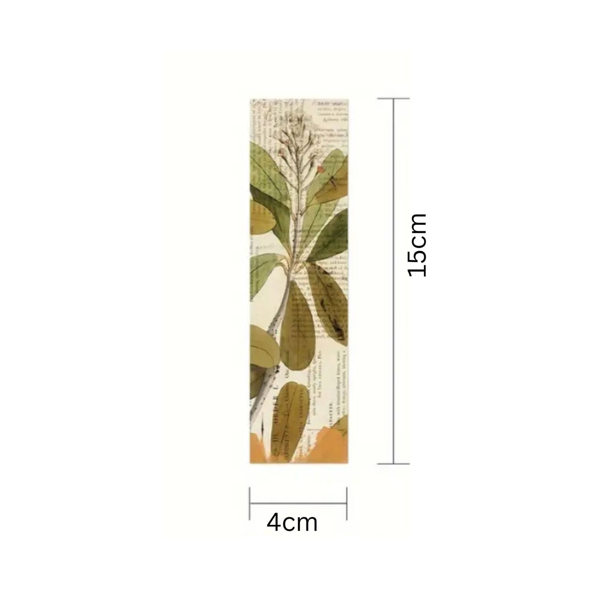 Botanical Flower Design Bookmarks - Set of 5