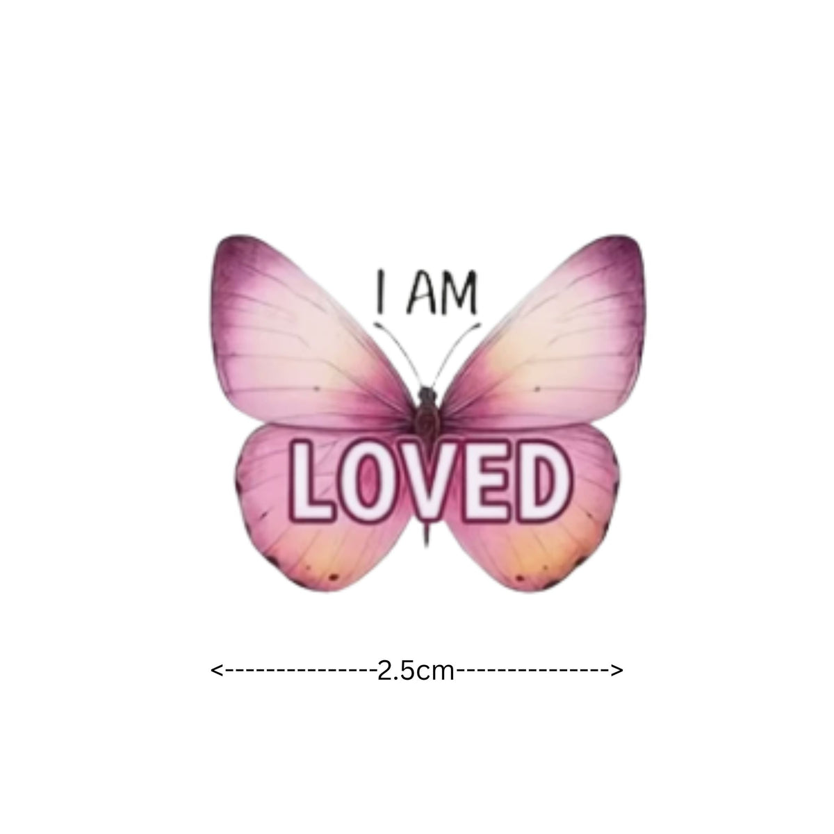Butterfly Positive Affirmation Stickers - 100 Pieces