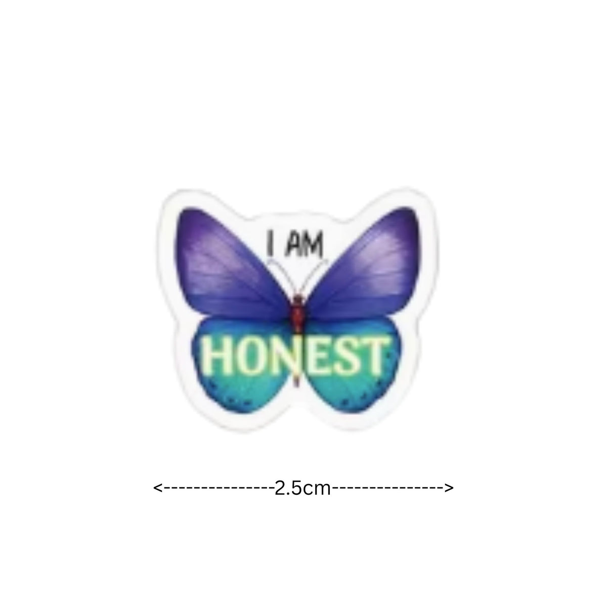 Butterfly Positive Affirmation Stickers - 100 Pieces