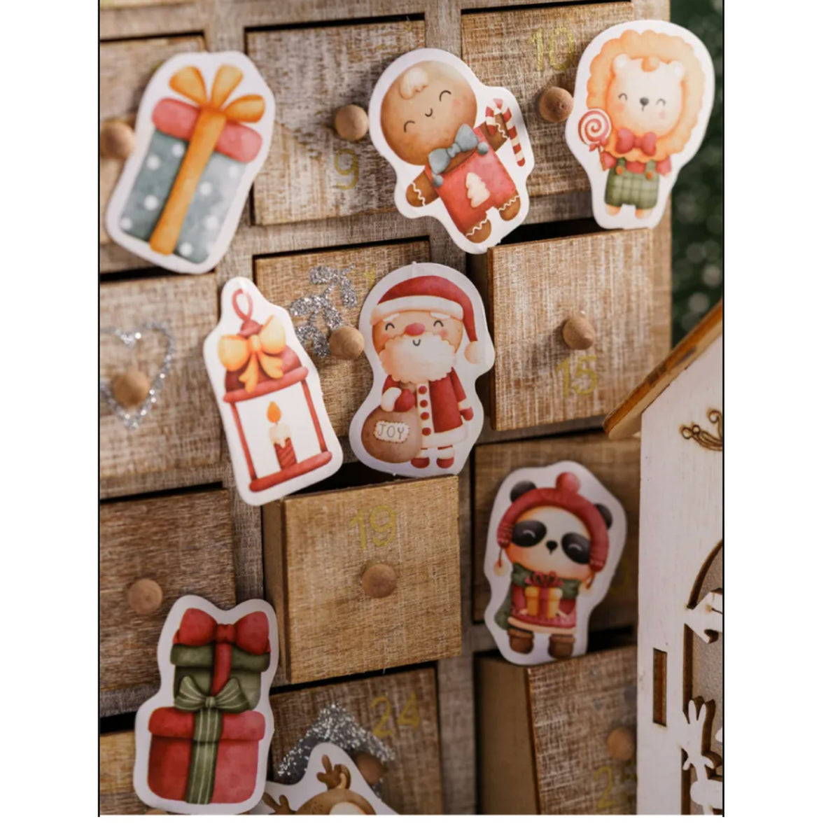 Christmas Design Stickers - 46 Pieces