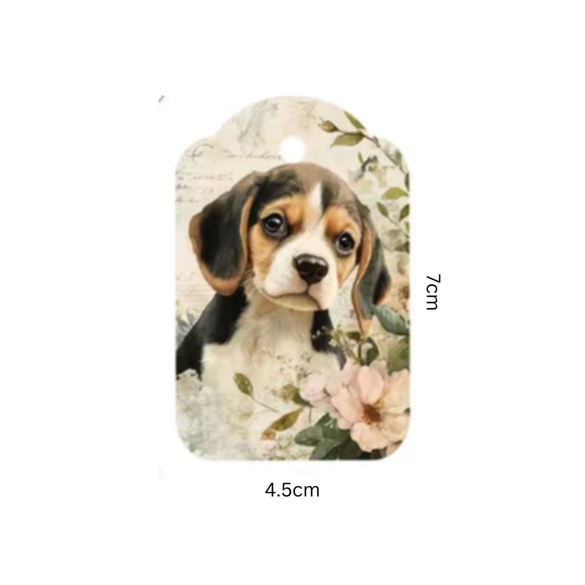 Vintage Dog Gift Card Tags - Set of 12