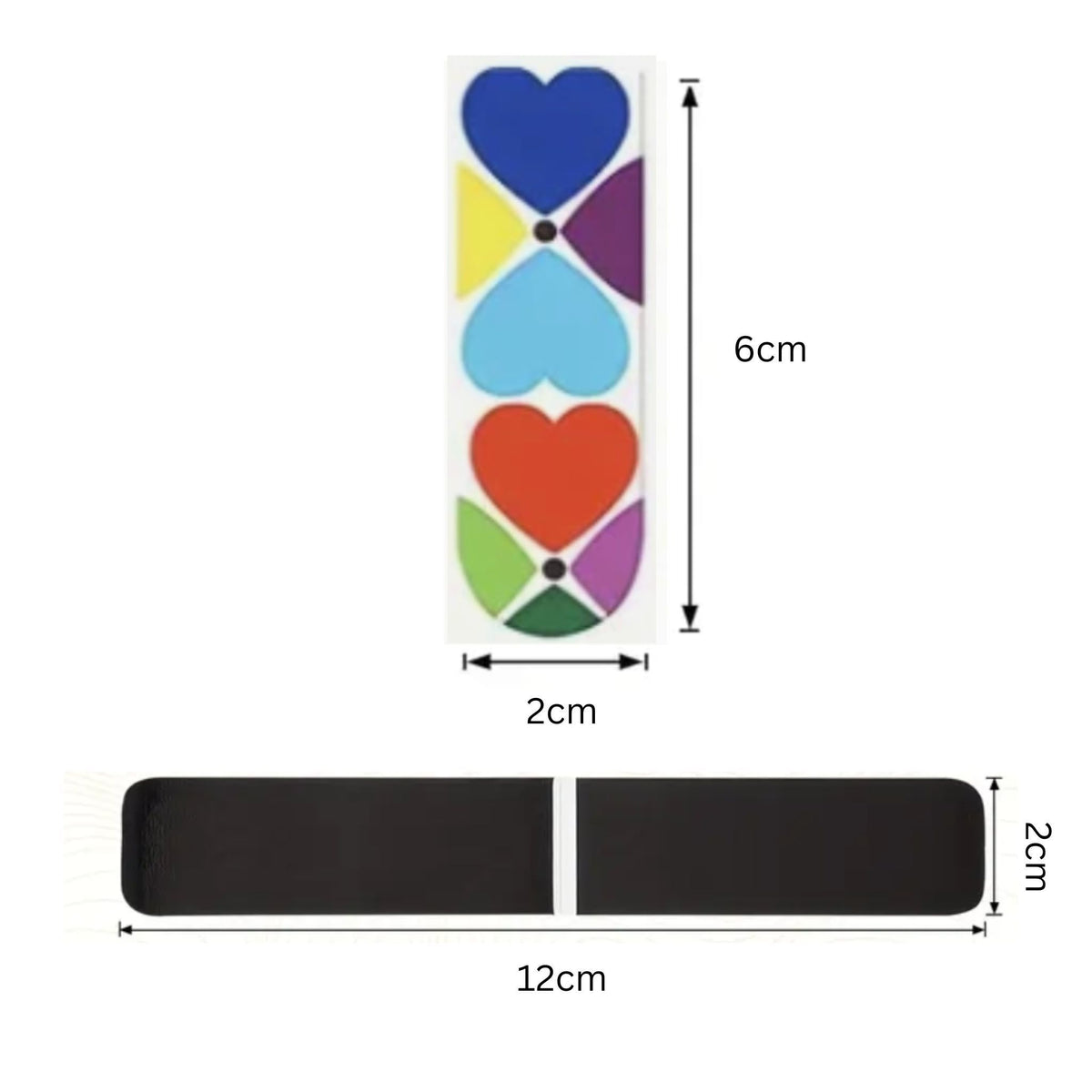 Geometric Magnetic Bookmarks #2 - Set of 3