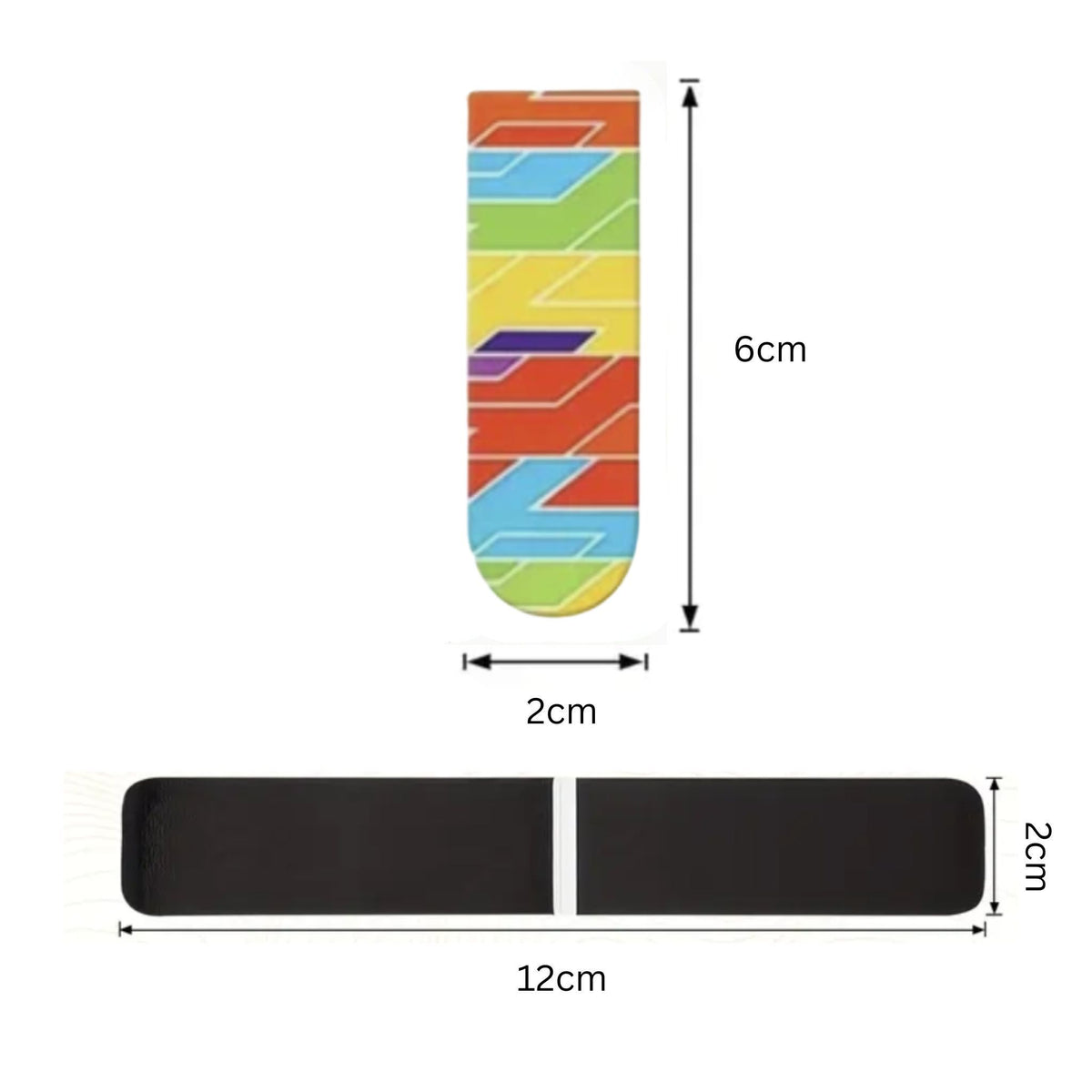 Geometric Magnetic Bookmarks #3 - Set of 3