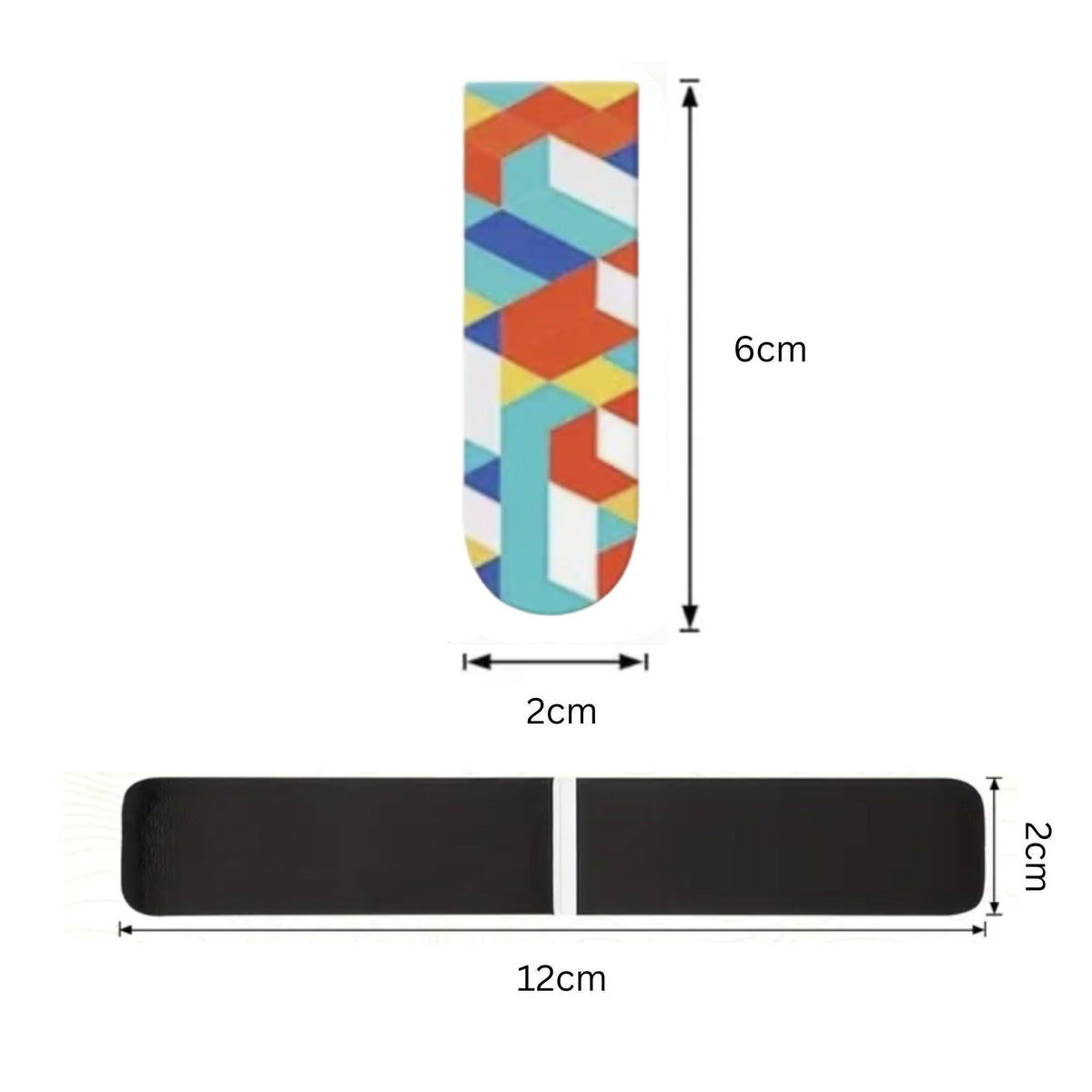Geometric Magnetic Bookmarks #6 - Set of 2