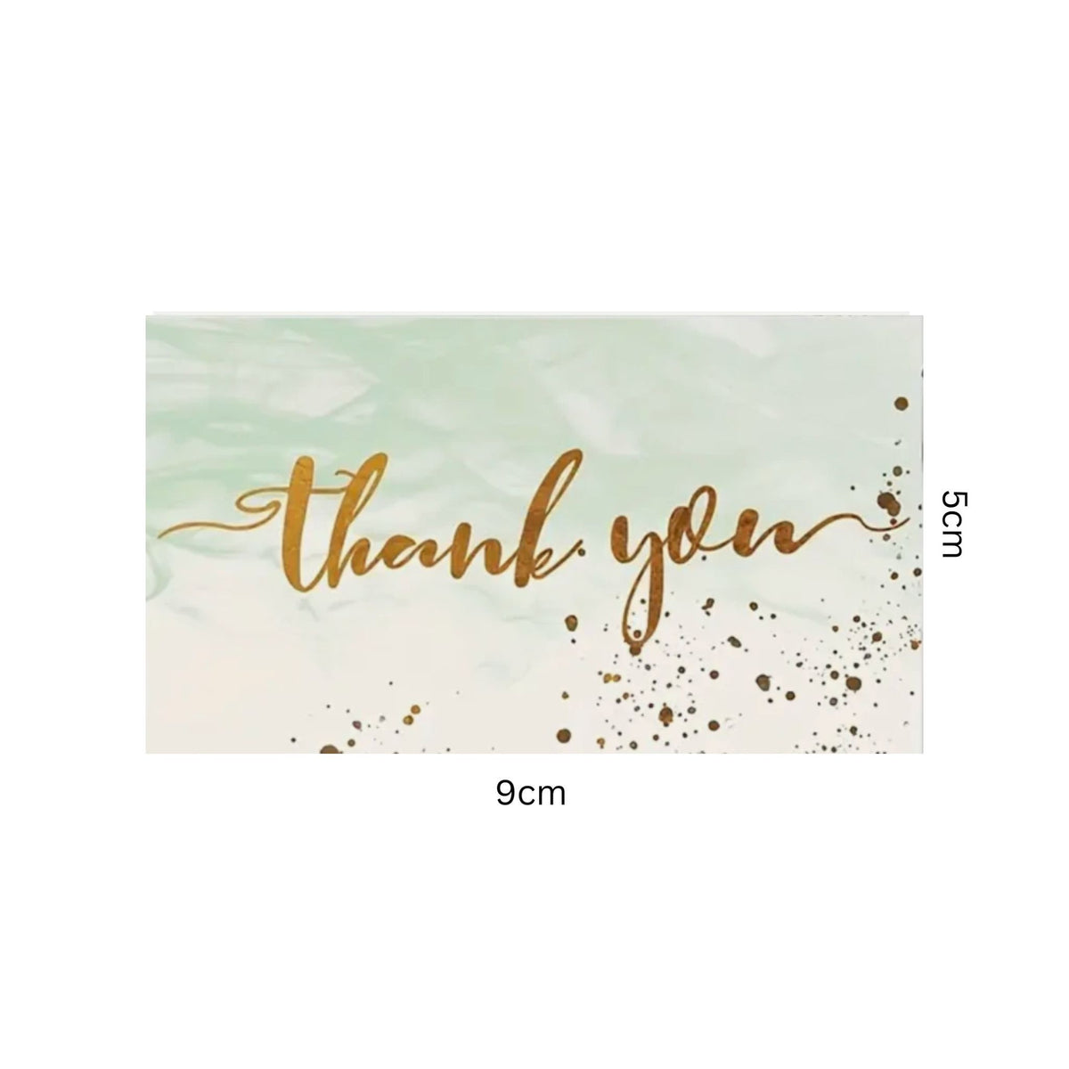 Green Thank You Gift Cards - Set of 25