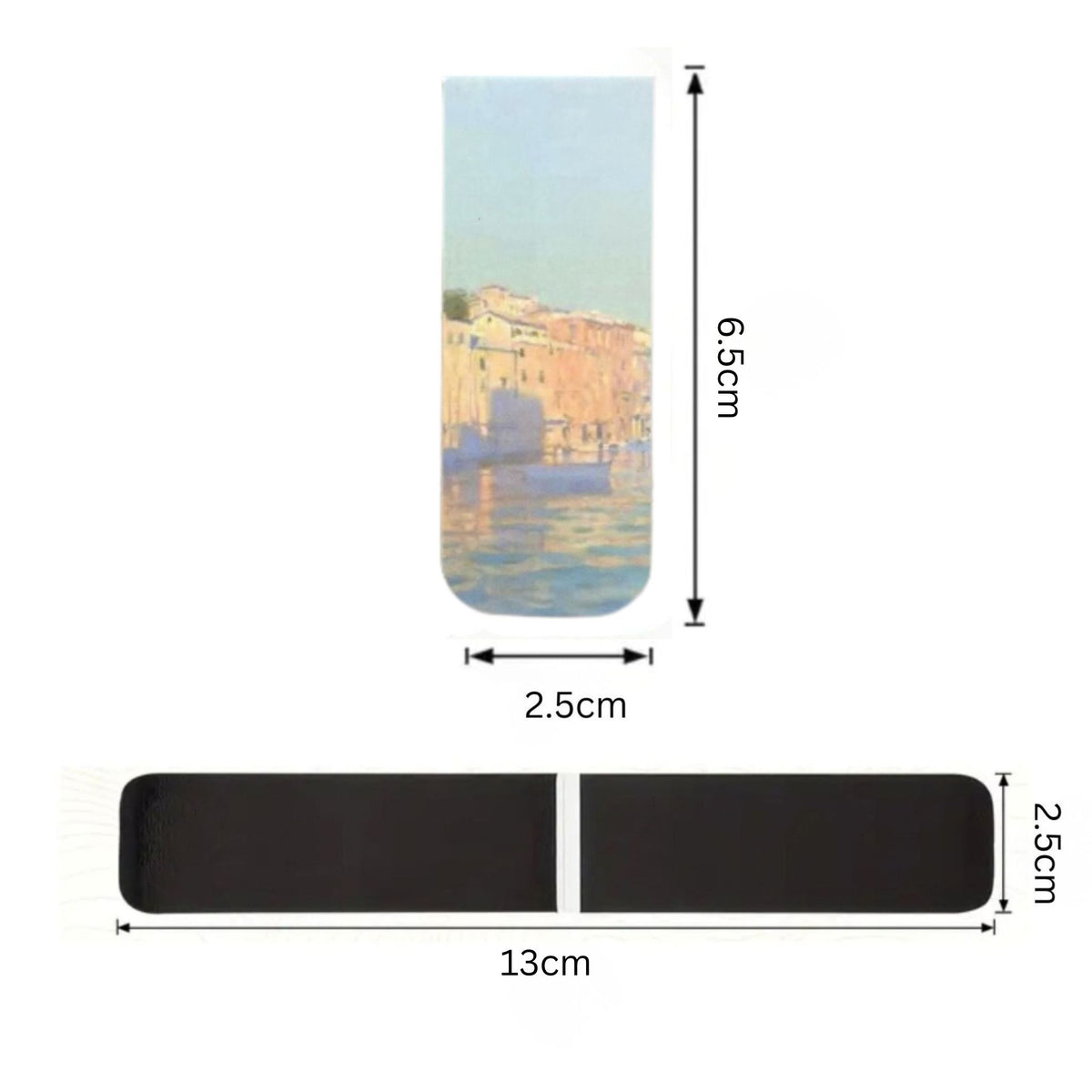 Impressionist Painting Premium Magnetic Bookmarks - Set of 2