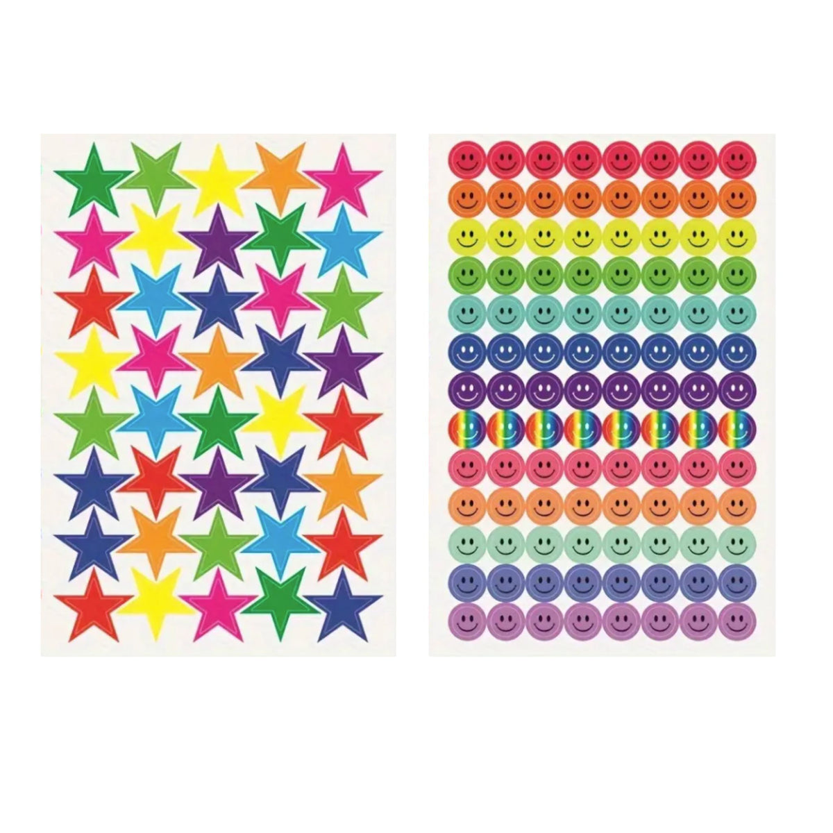 Mixed Design Reward Sticker Sheets