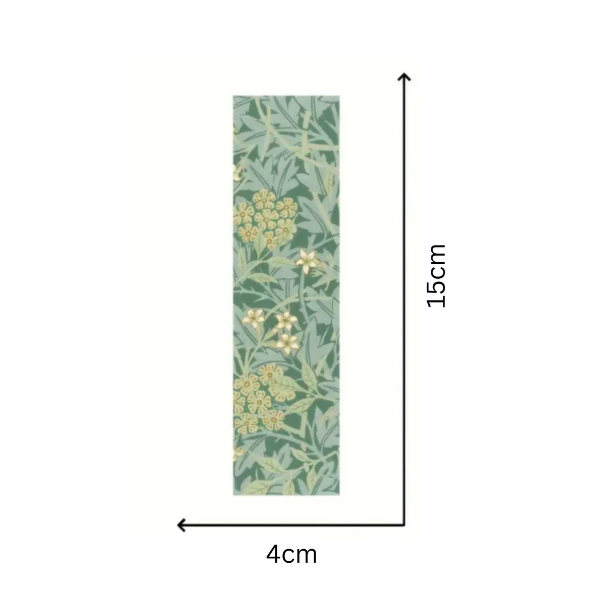 Morris Flower Design Bookmarks - Set of 5