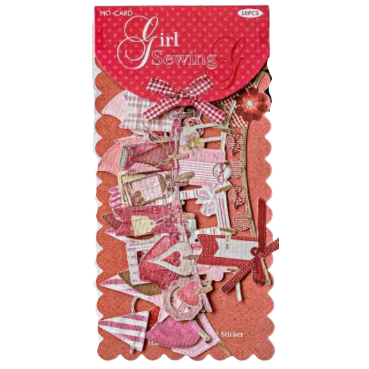 Decorative Pink Paper Banner Pack - 10 Pieces