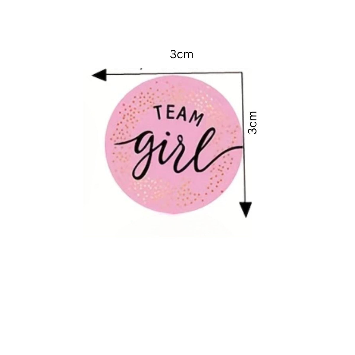 Gender Reveal Stickers #2 - 24 Pieces