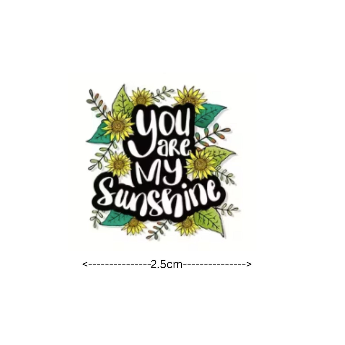 Sunflower Positive Affirmation Stickers - 100 Pieces