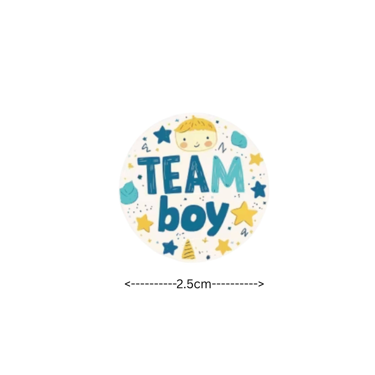 Team Boy Team Girl Stickers #2 - 50 Pieces
