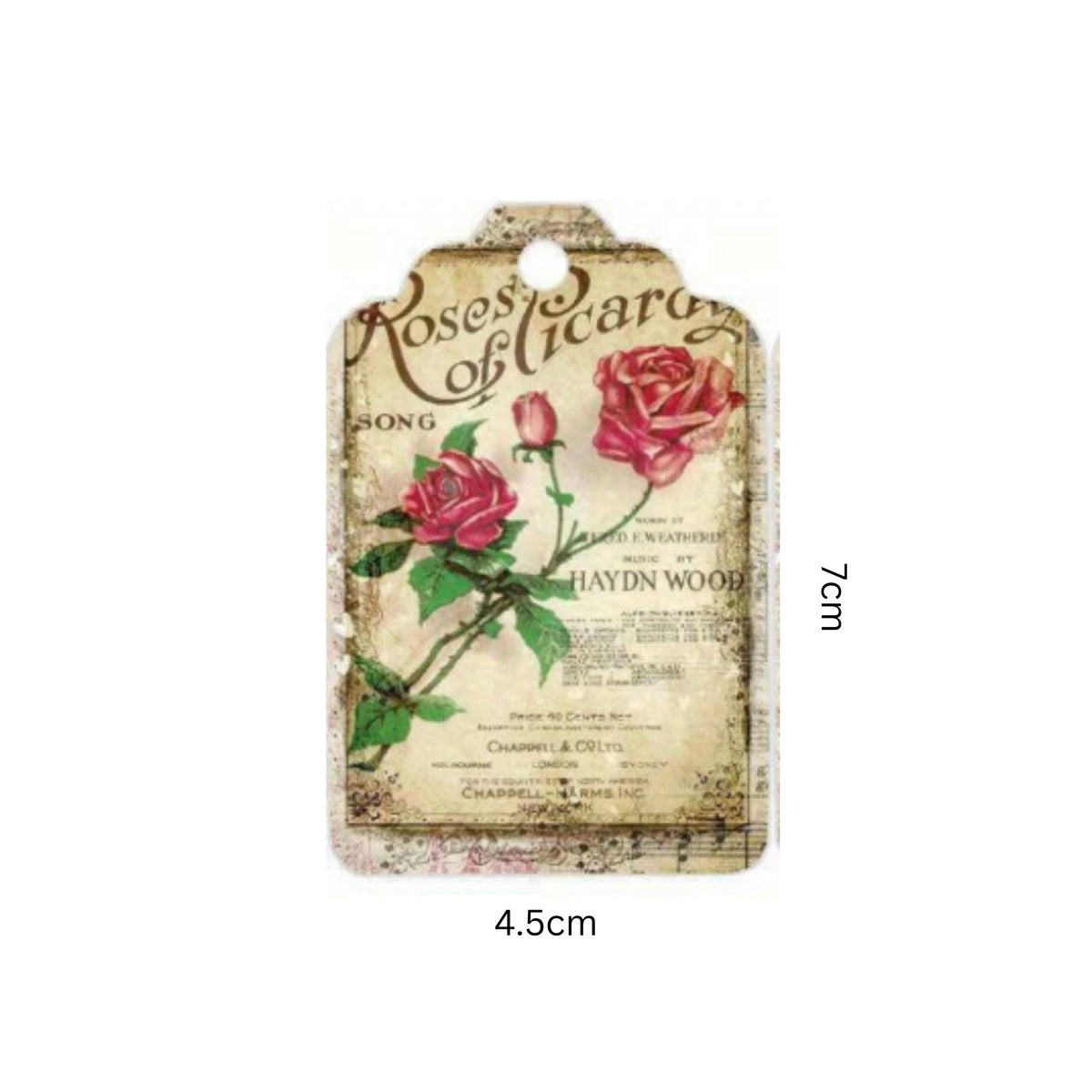 Vintage Gift Card Tags - Set of 12