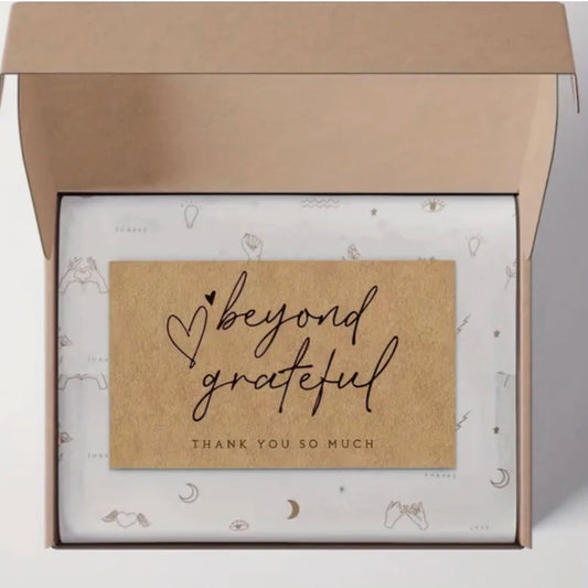 Beyond Grateful Thank You Cards - Set of 25