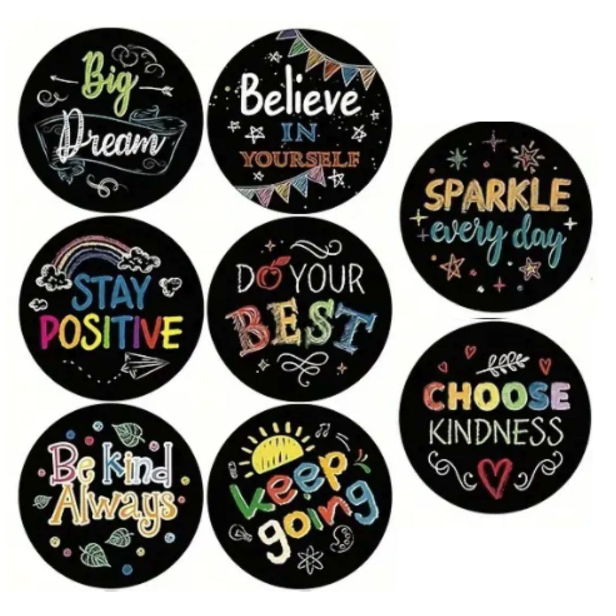 Positive Affirmation Stickers #5 - 100 Pieces