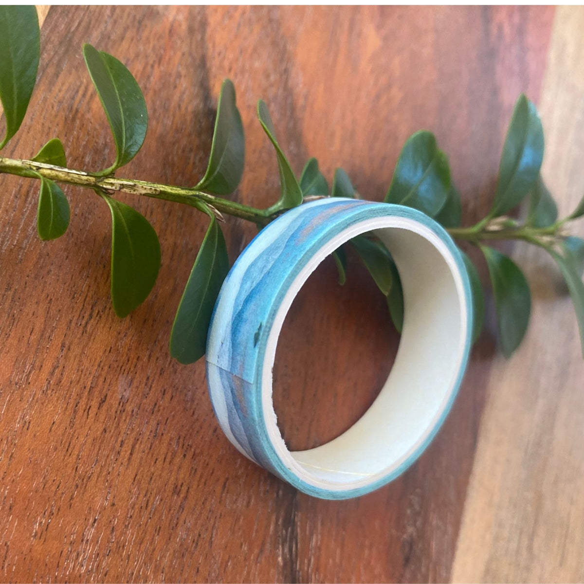 Mini Washi Tape Set Blue / Green - 5 Rolls