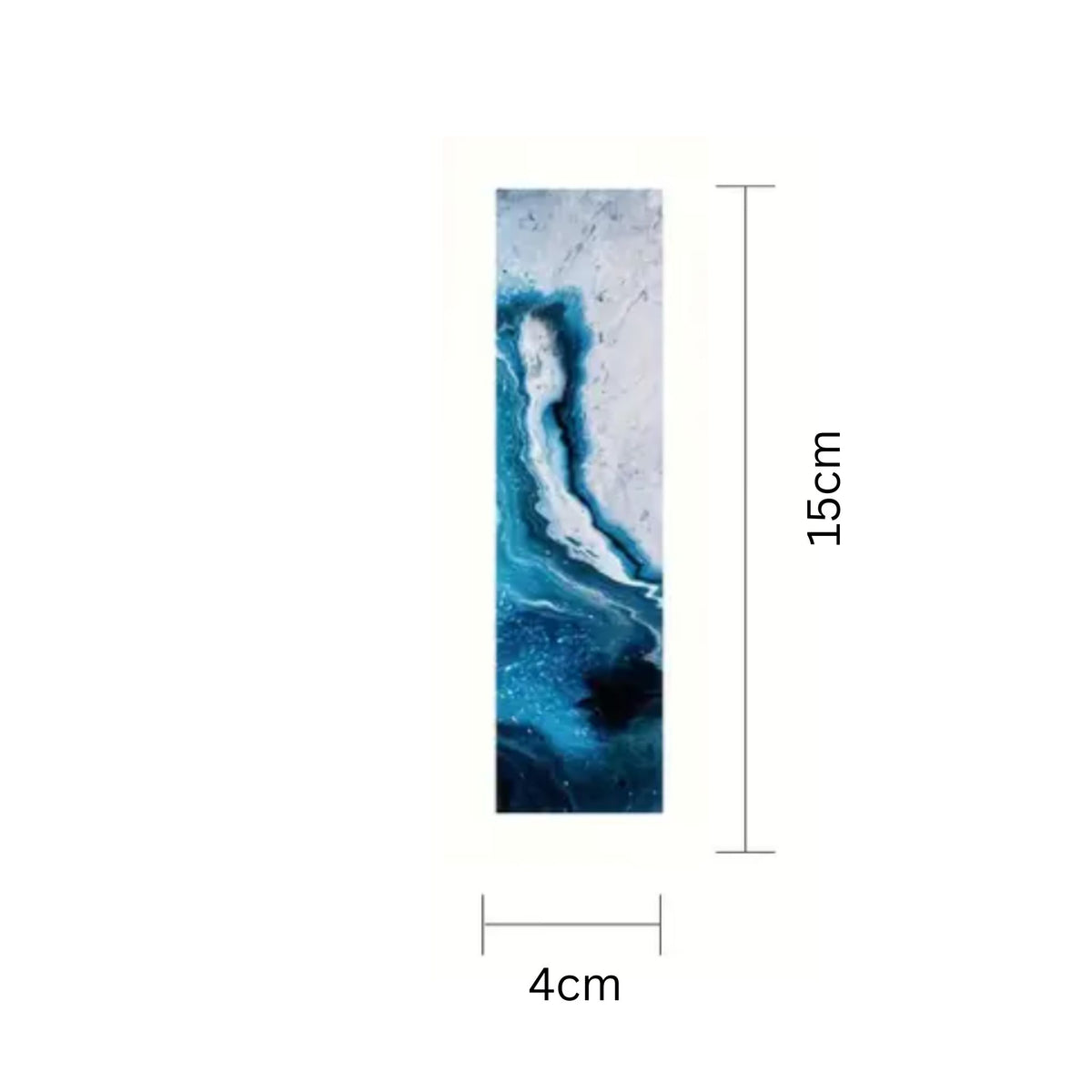 Blue Marble Design Bookmarks - Set of 5