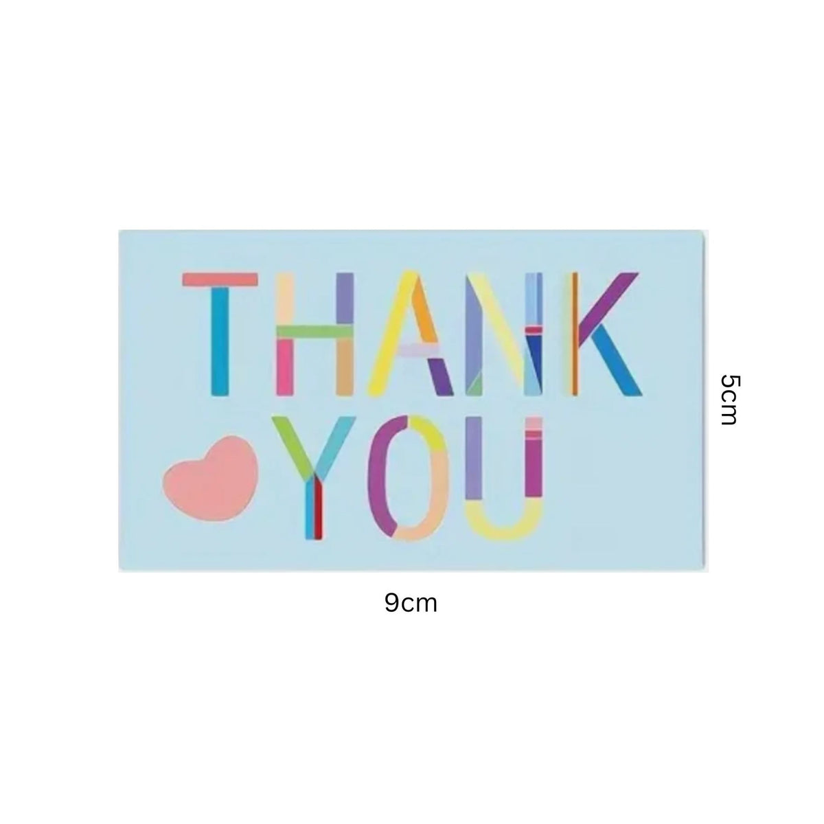 Blue Thank You Gift Cards - Set of 25