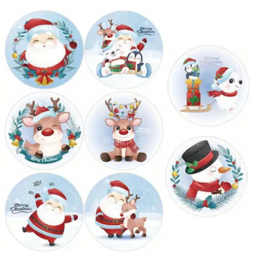 Christmas Design Stickers #2 - 100 Pieces