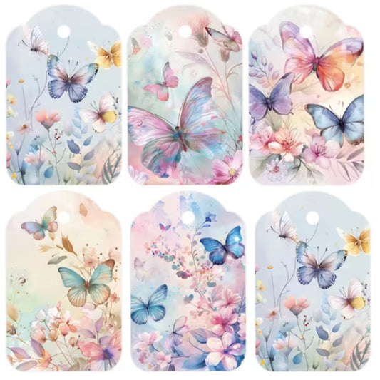 Butterfly Gift Card Tags - Set of 12