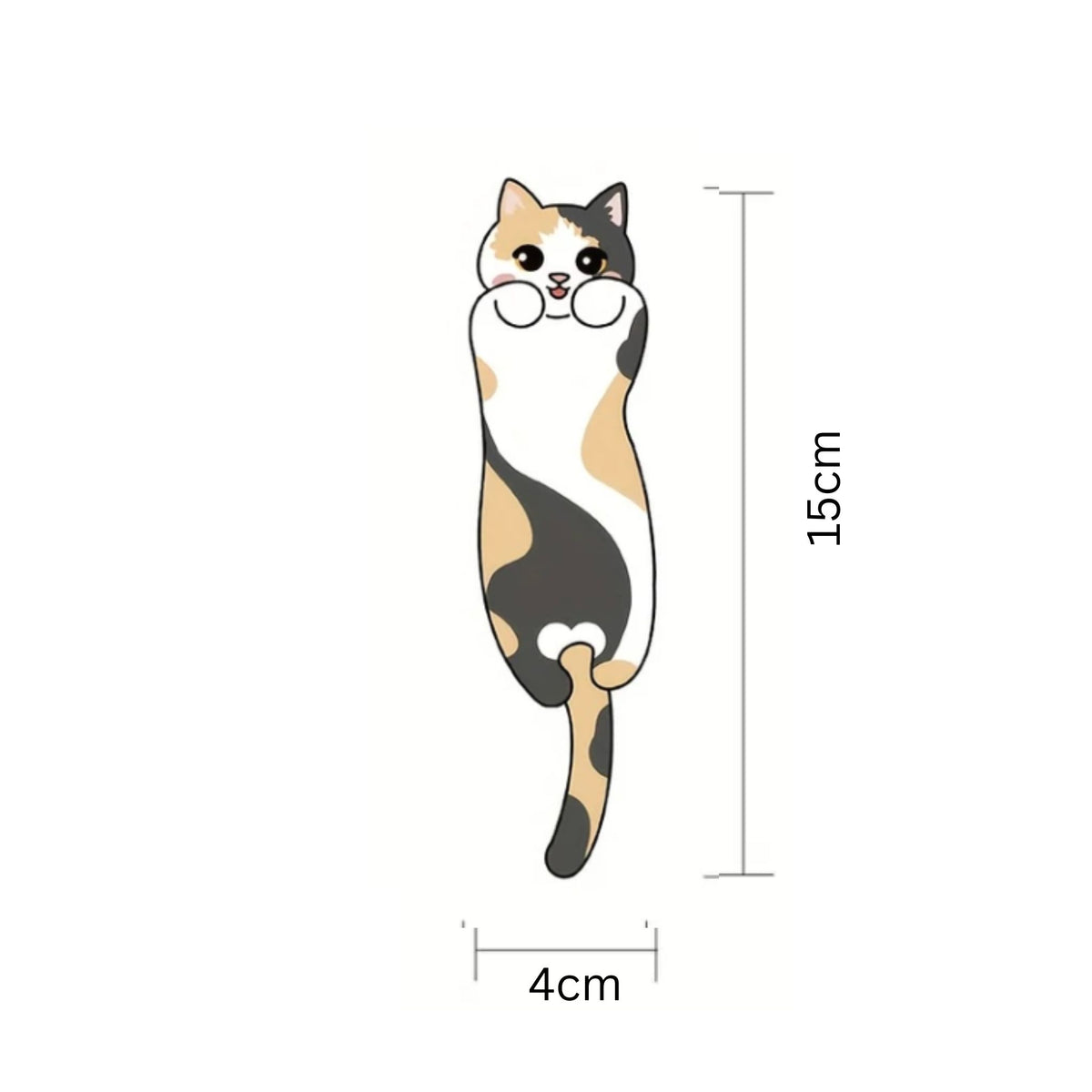 Cartoon Cat Design Bookmarks - Set of 5