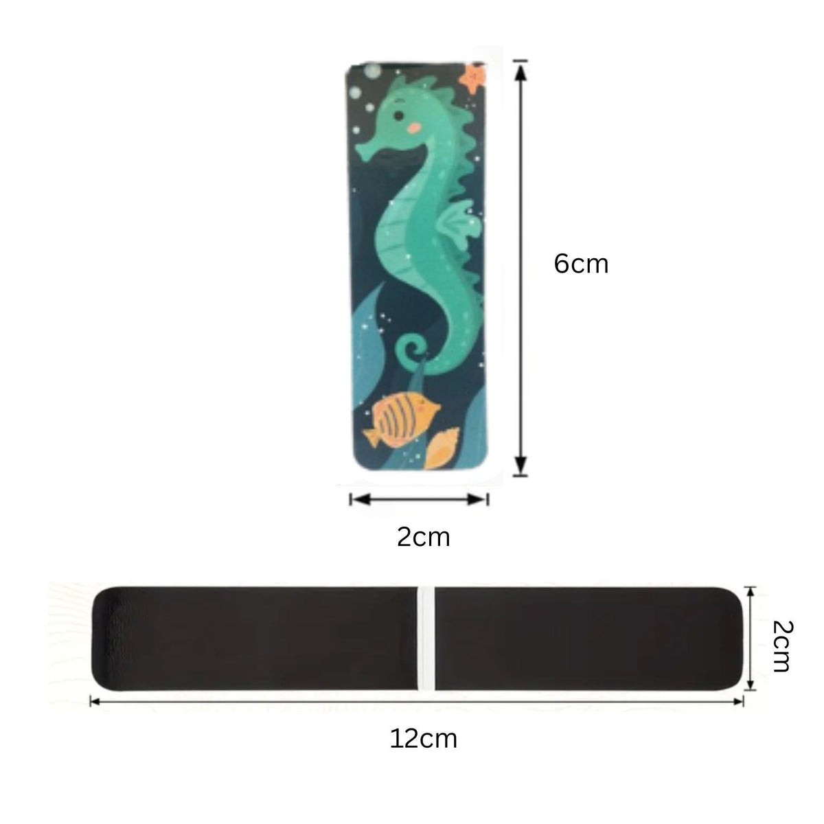 Sea Animal Magnetic Bookmarks - Set of 2
