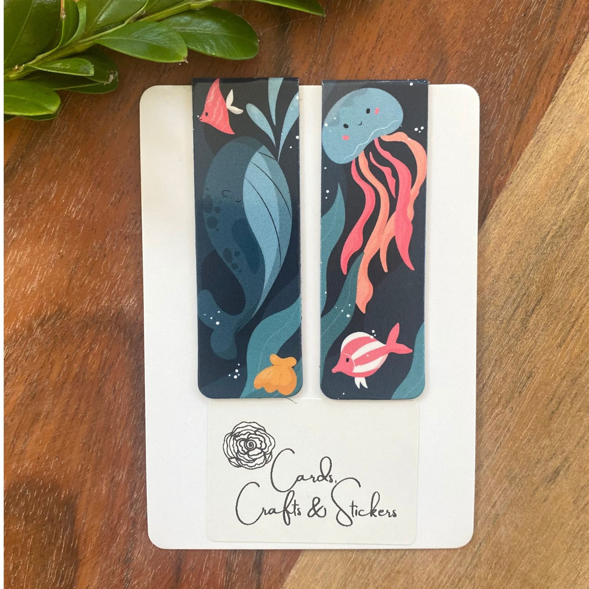 Sea Animal Magnetic Bookmarks - Set of 2