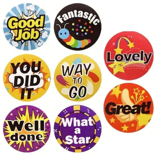 Teacher Reward Stickers #1 - 100 Pieces