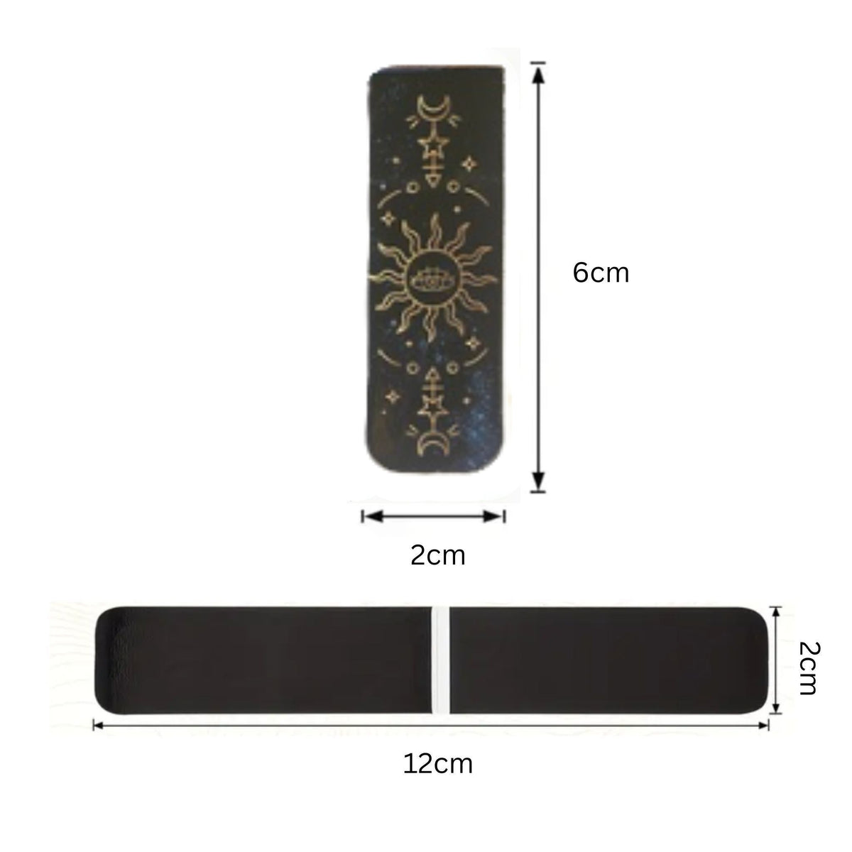 Celestial Mystic Moon Sky Magnetic Bookmarks #1 - Set of 3