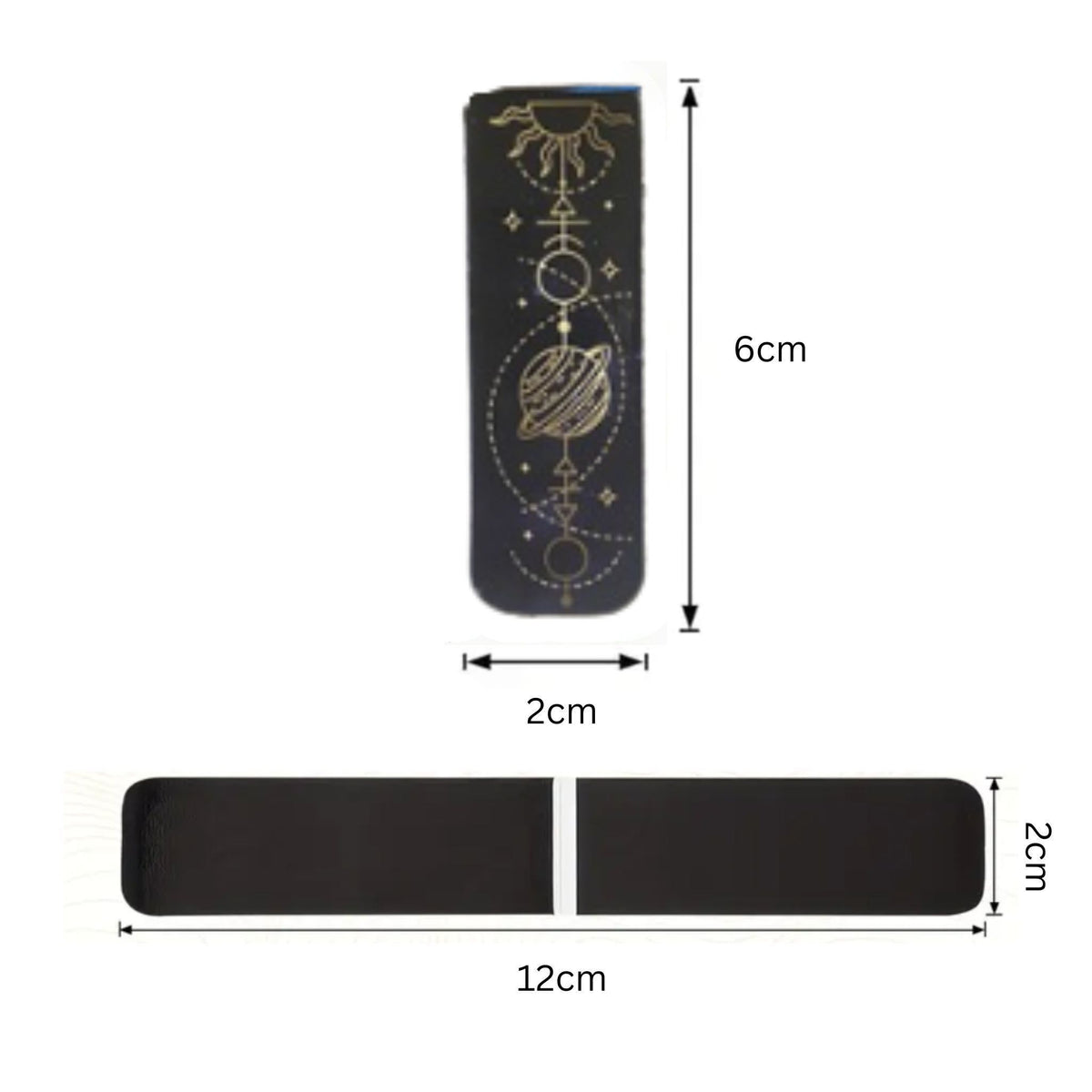 Celestial Mystic Moon Sky Magnetic Bookmarks #4 - Set of 3