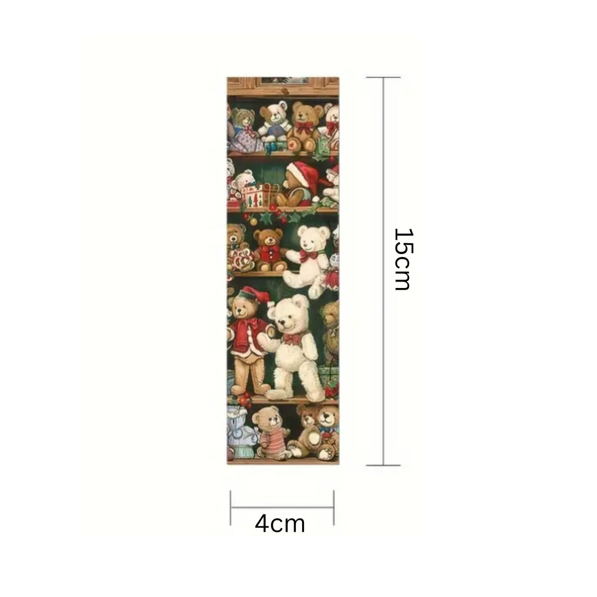 Christmas Print Bookmarks - Set of 5