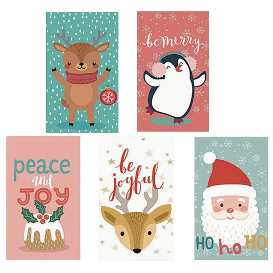 Christmas Gift Card Tags - Set of 10