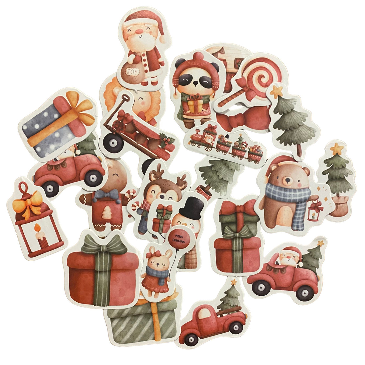 Christmas Design Stickers - 46 Pieces