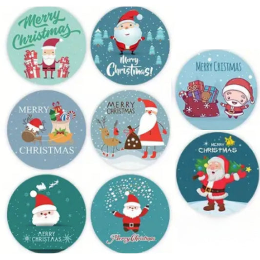 Christmas Design Stickers #5 - 100 Pieces