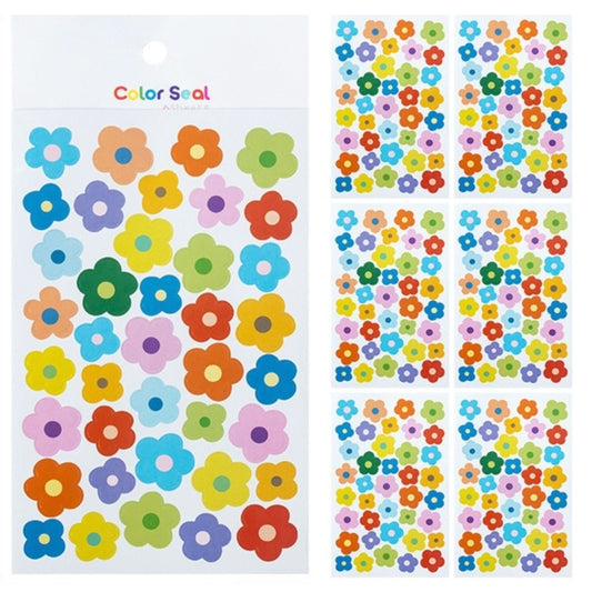 Colourful Flower Design Sticker Sheets