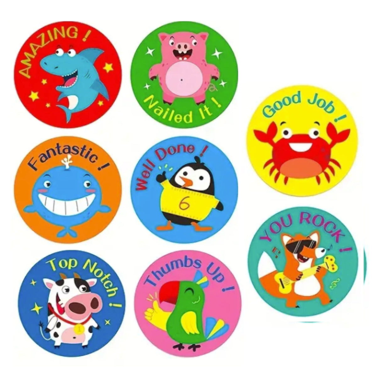 Teacher Reward Stickers #7 - 100 Pieces