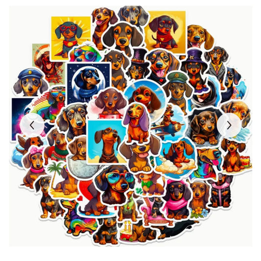 Dachshund Stickers - 50 Pieces