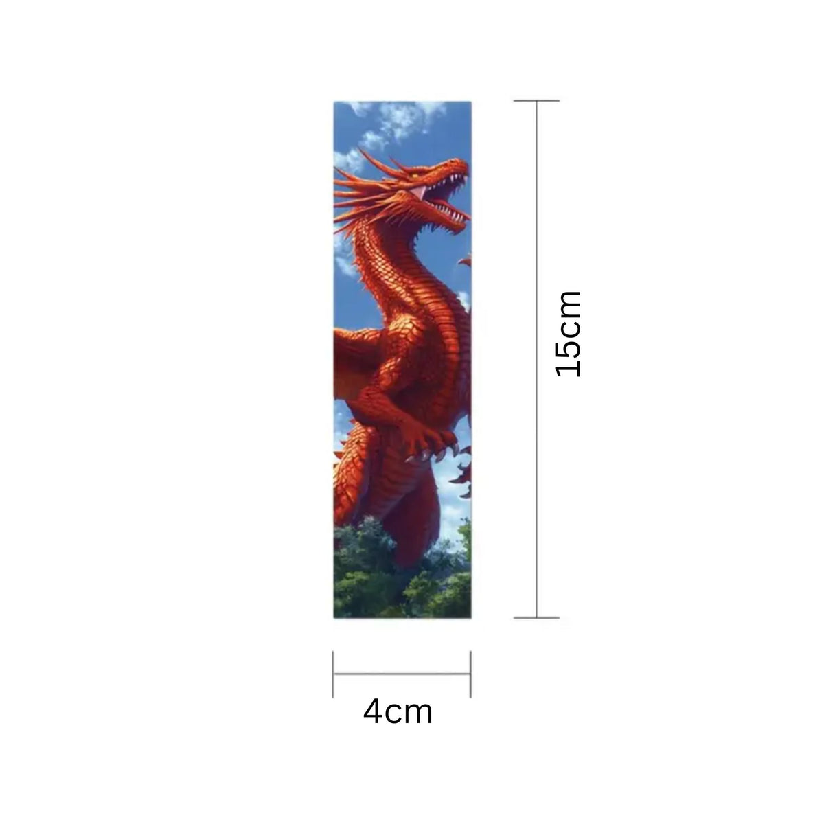 Fantasy Dragon Design Bookmarks - Set of 5