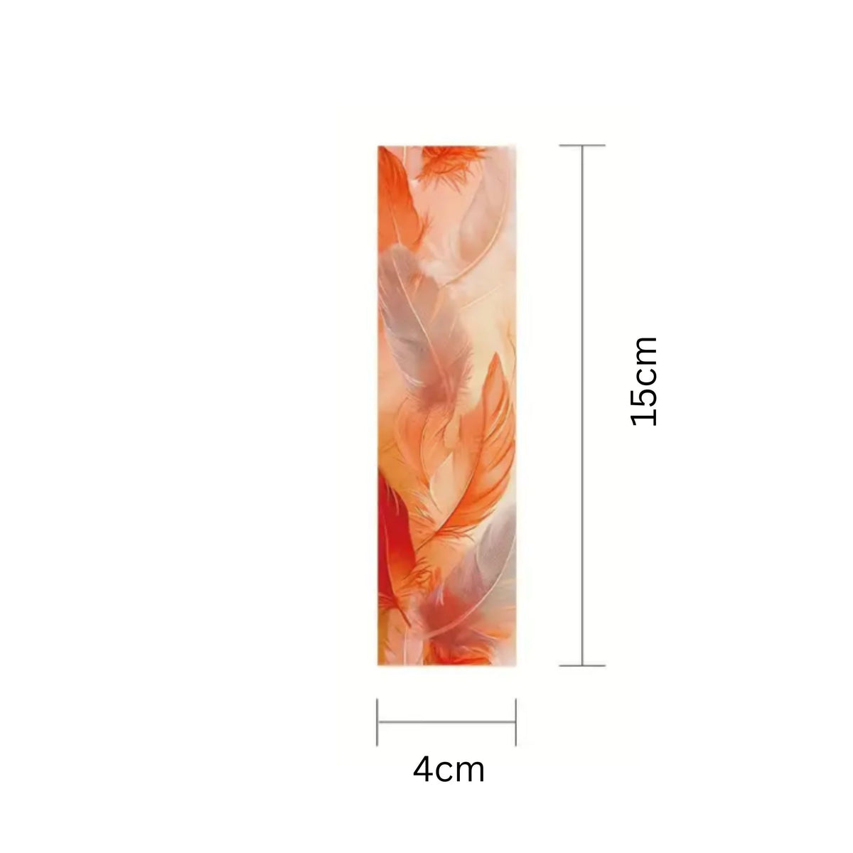 Feather Design Bookmarks - Set of 5