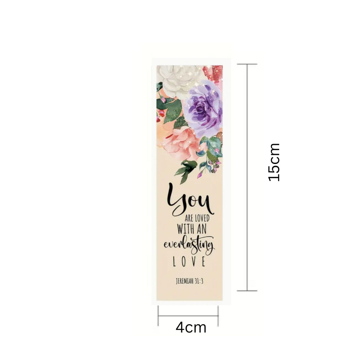 Floral Bible Verse Bookmarks - Set of 5