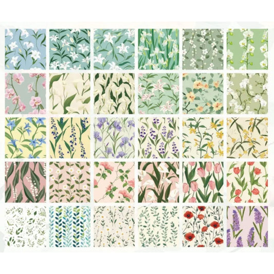 Decorative Scrapbooking Paper Pack #1 - 30 Sheets