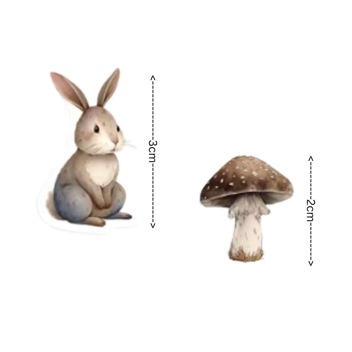 Forest Animal Stickers - 100 Pieces
