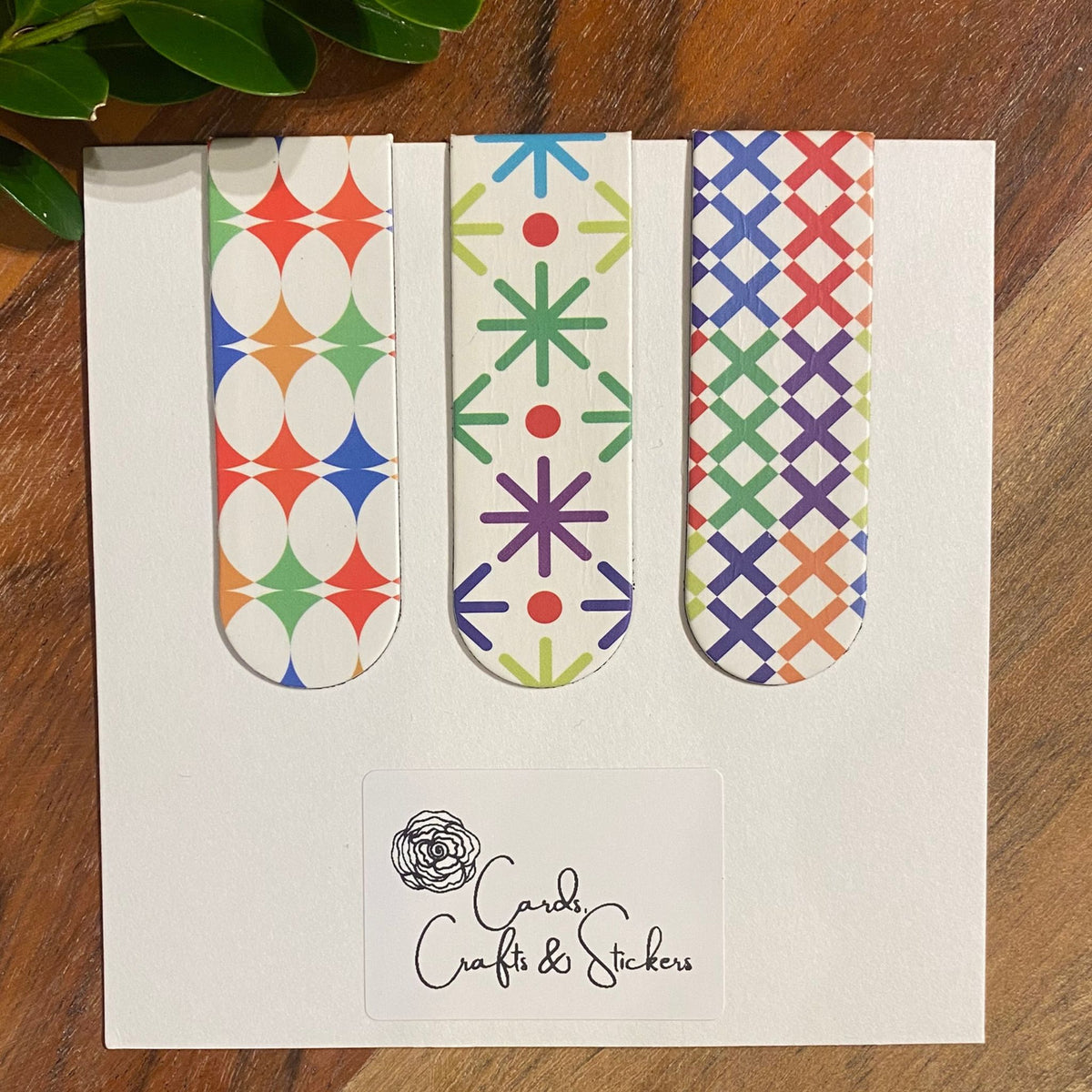 Geometric Magnetic Bookmarks #1 - Set of 3
