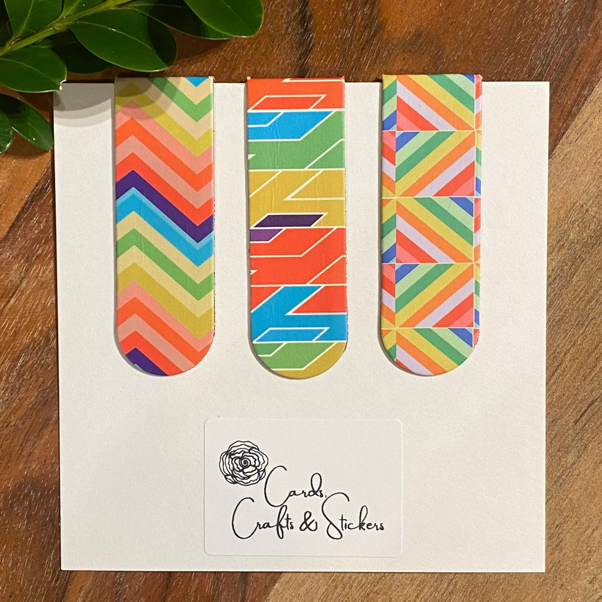Geometric Magnetic Bookmarks #3 - Set of 3