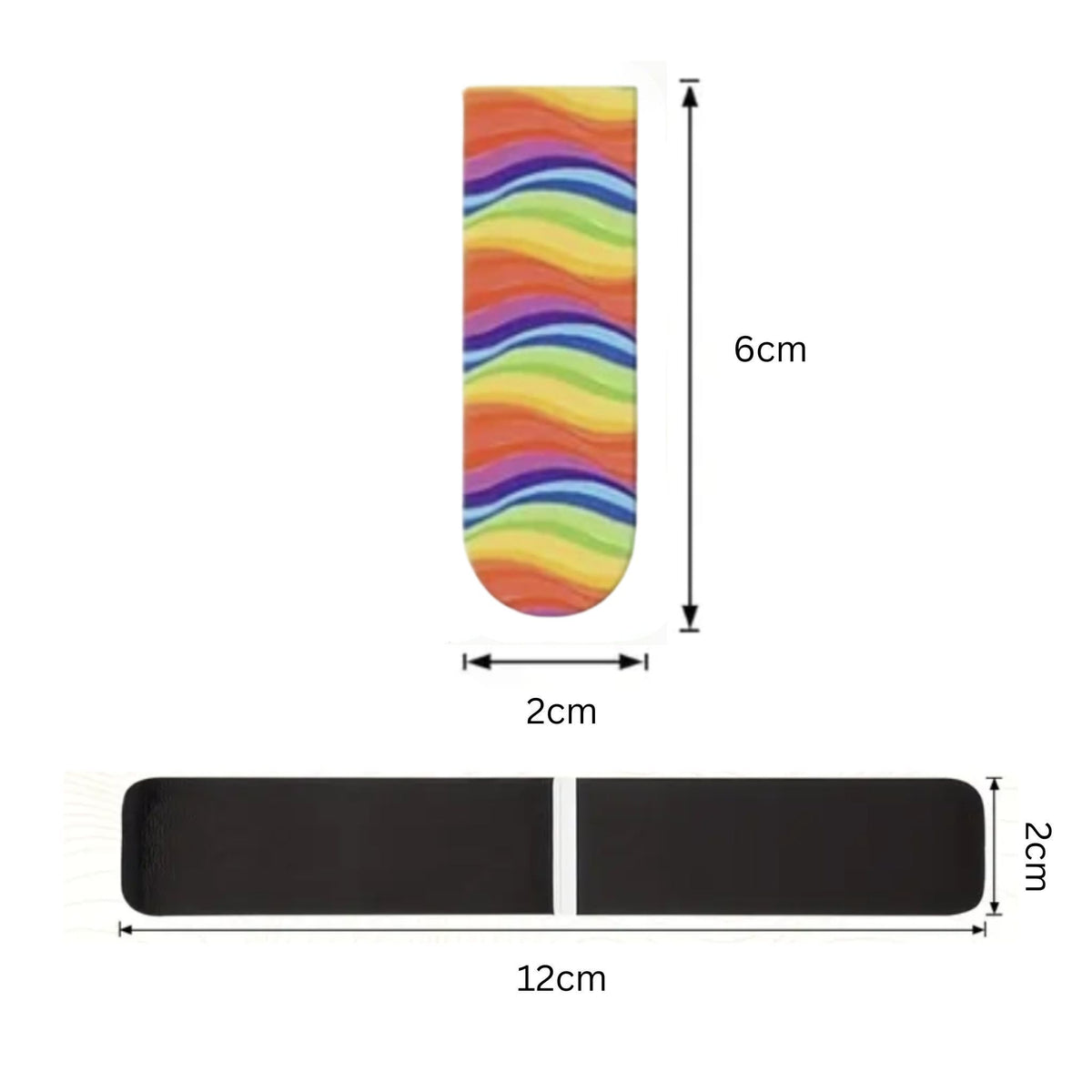 Geometric Magnetic Bookmarks #5 - Set of 2