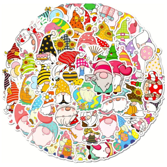 Gnome Stickers - 50 Pieces