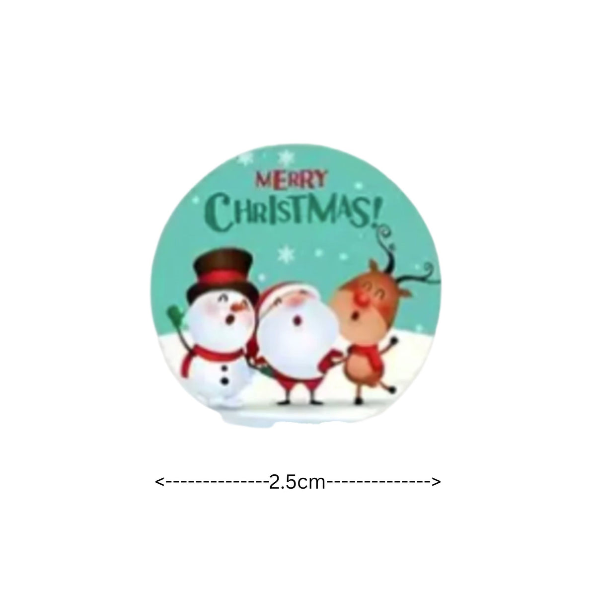 Christmas Design Stickers #4 - 100 Pieces