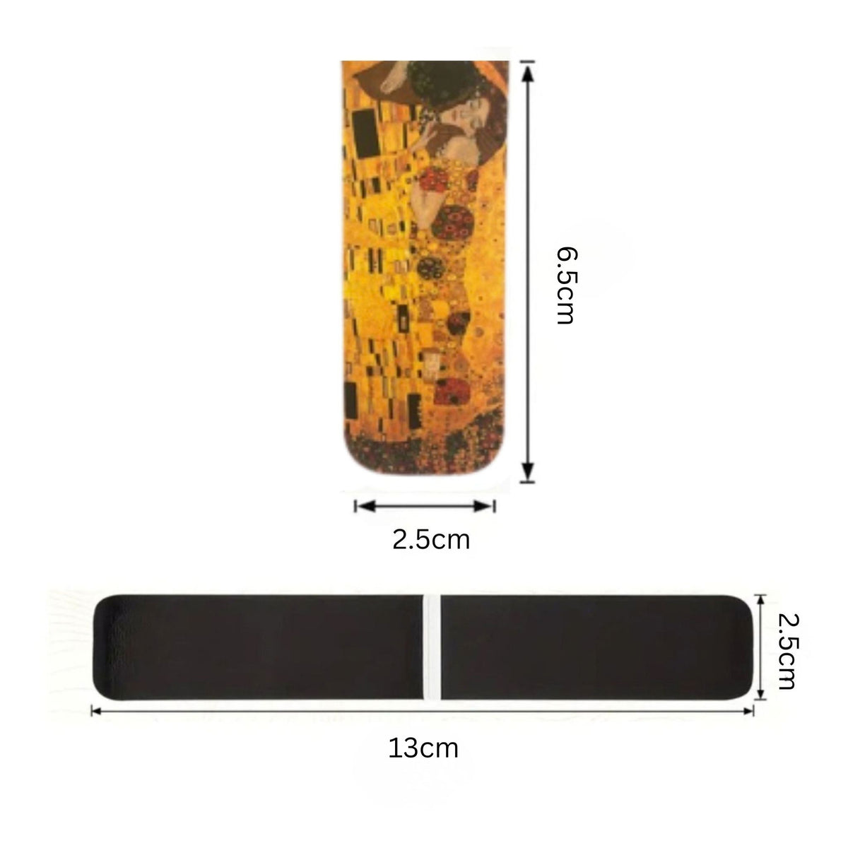 Gustav Klimt Premium Magnetic Bookmarks - Set of 2