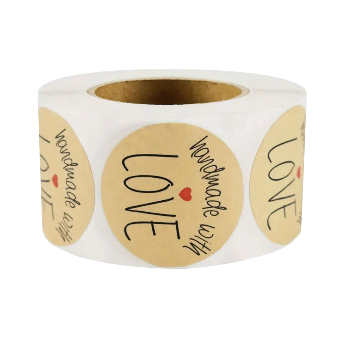 Handmade with Love Stickers - 50 Pieces
